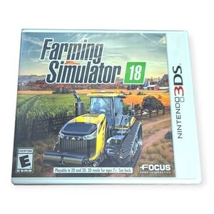 Farming Simulator 18 Nintendo 3DS Video Game New Focus Home Interactive NIB